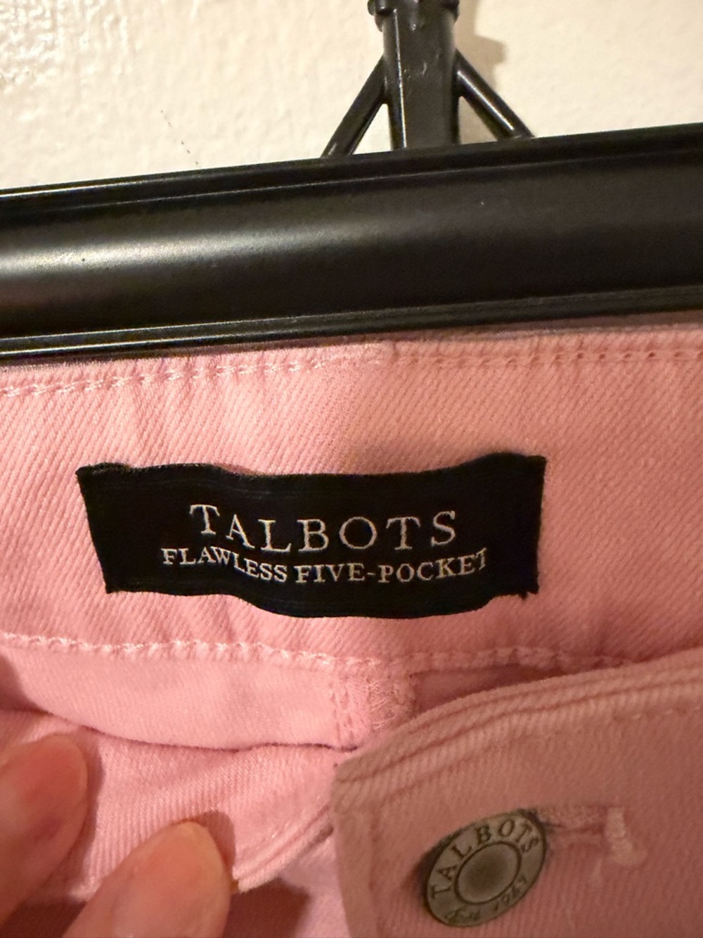 Talbots Pink Boyfriend Jeans - Mid-Rise Ankle - Picture 4 of 6
